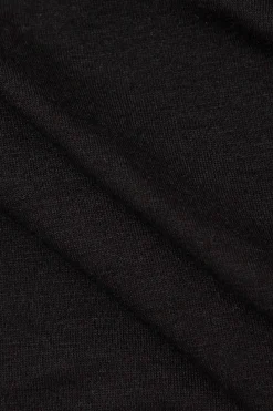 Number 5 Embroidered Knot Hem T-shirt