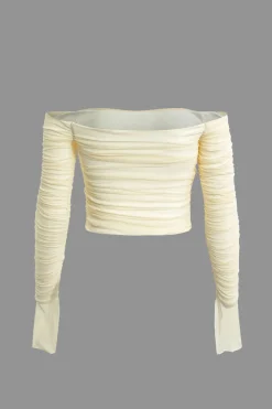 Off-The Shoulder Long-Sleeve Top