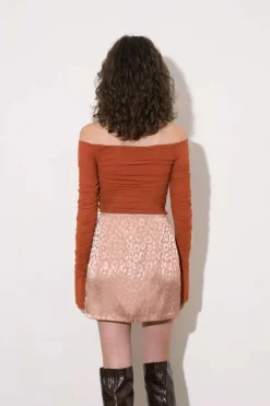 Off-The Shoulder Long-Sleeve Top
