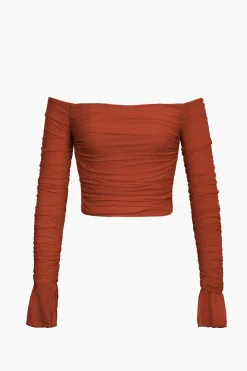 Off-The Shoulder Long-Sleeve Top