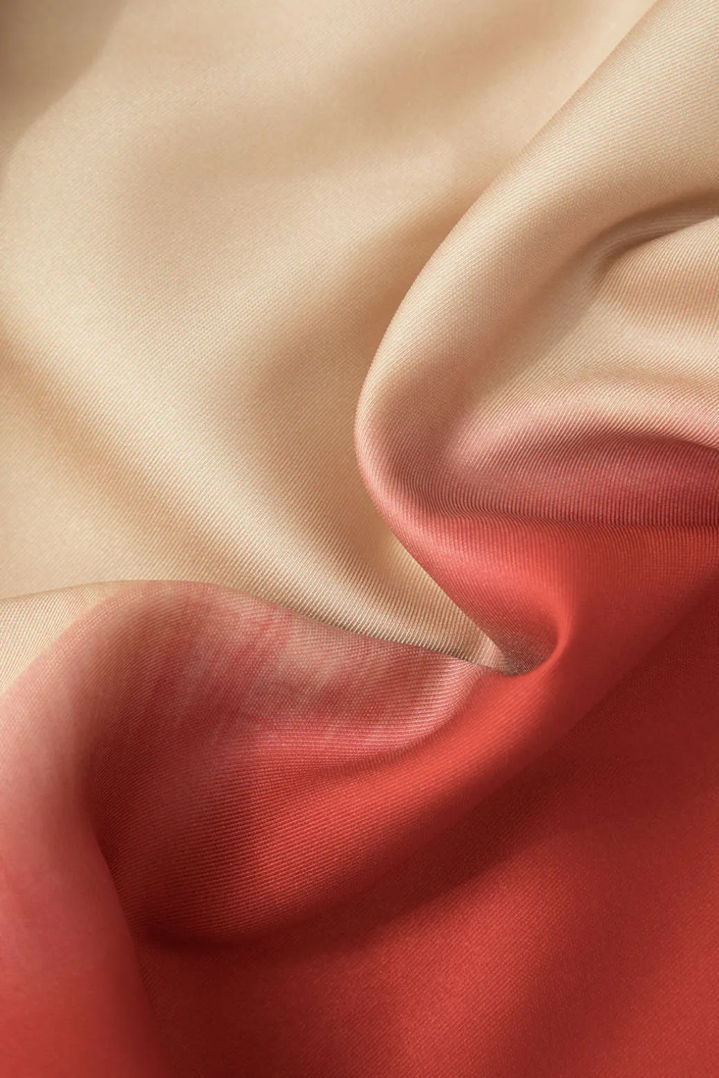 Ombre High Waisted Satin Straight Leg Pants