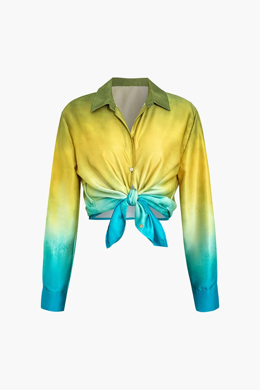 Ombre Long Sleeve Shirt
