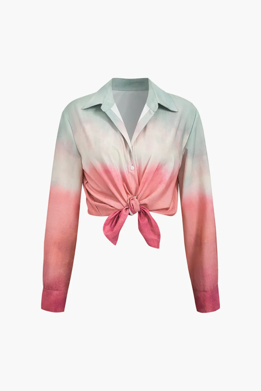 Ombre Long Sleeve Shirt