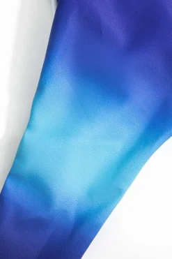Ombre Print Tie-Up Bikini Set