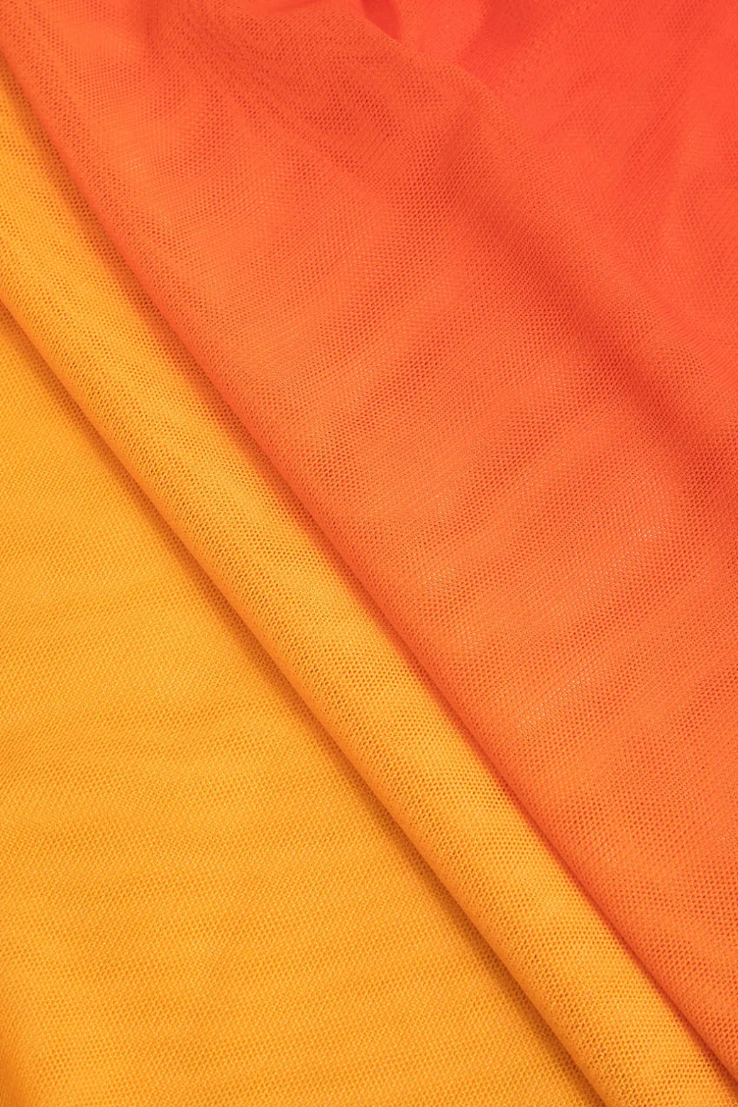 Ombre Ruffle One Shoulder Cover Up