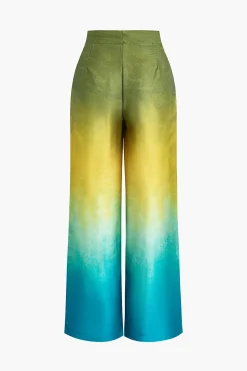 Ombre Wide Leg Pants