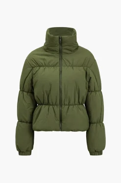 Padded Zipper Puffer