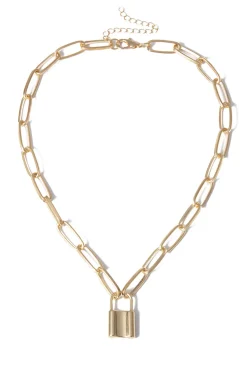 Padlock Link Chain Necklace