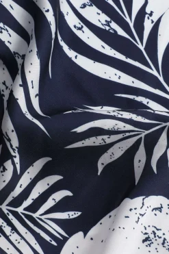 Paisley Print Knot Side Midi Skirt