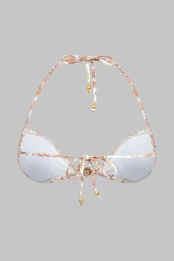 Paisley Print Tie-Up Bikini Set