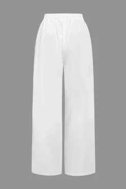 Patchwork Bow Detail Trousers