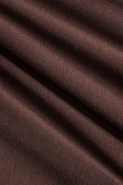 Patchwork Button Detail Long Sleeve Mini Dress