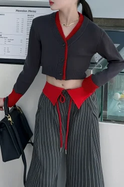 Patchwork Long-Sleeve Shirt