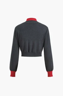 Patchwork Long-Sleeve Shirt