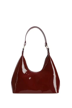 Patent Leather Shoulder Handheld Bag