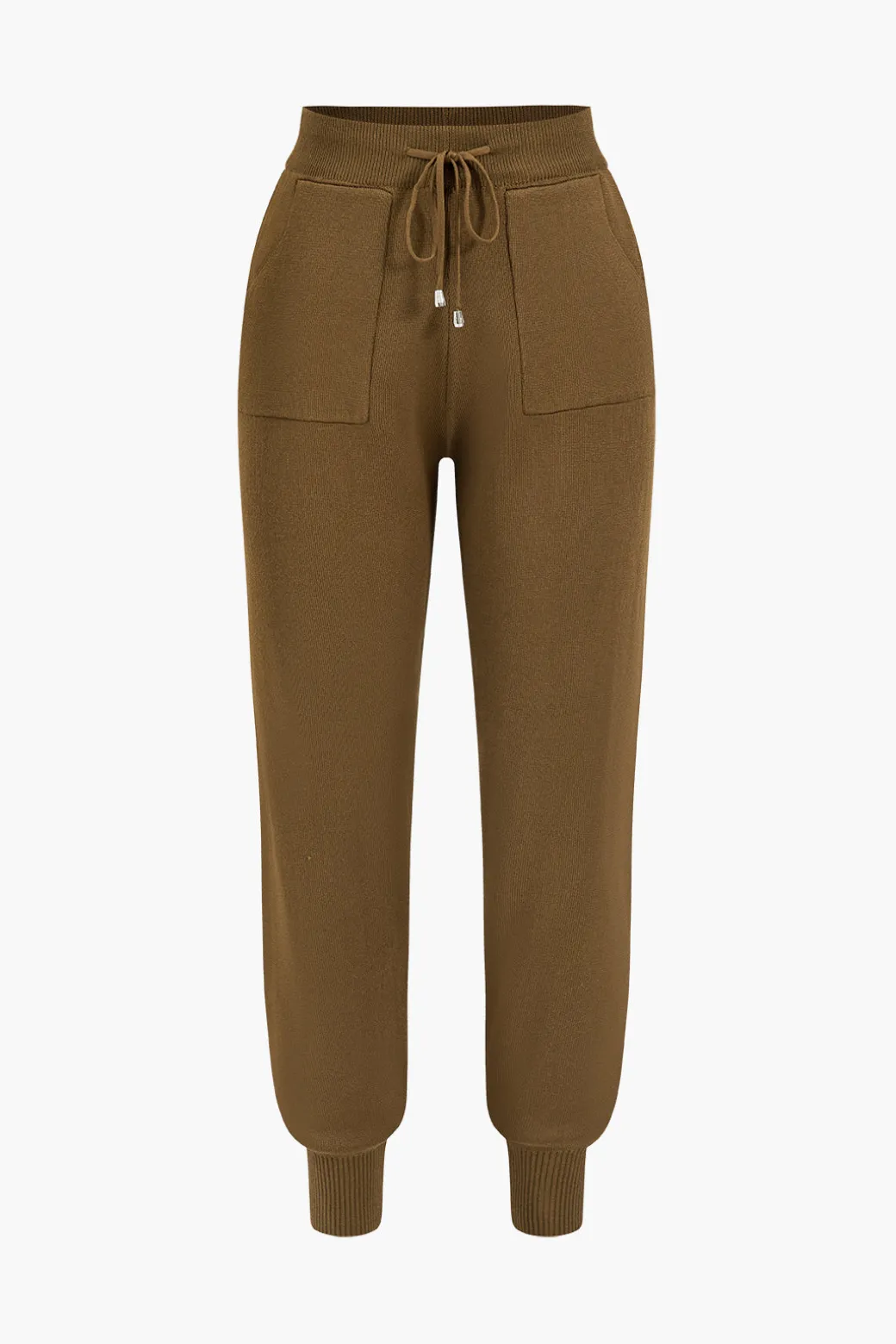 3pc Sweater Pocket Drawstring Pants Set