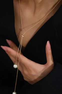 Pearl Adjustable Necklace
