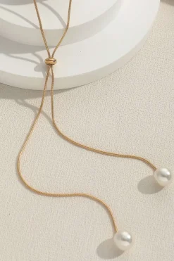 Pearl Adjustable Necklace