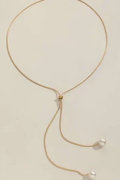 Pearl Adjustable Necklace