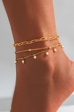 Pearl Layer Anklet