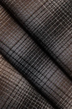 Plaid Print Wide Leg Trousers