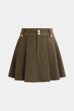 Pleated Mini Skirt