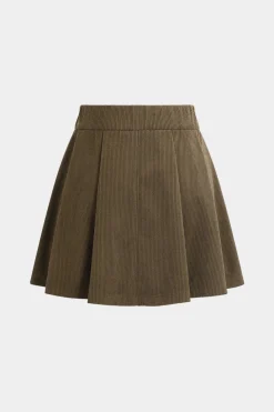 Pleated Mini Skirt