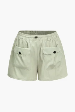 Pocket Drawstring Shorts