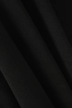 Pothook Detail Slit Midi Skirt