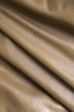 Pu Leather Ruched A-Line Skirt