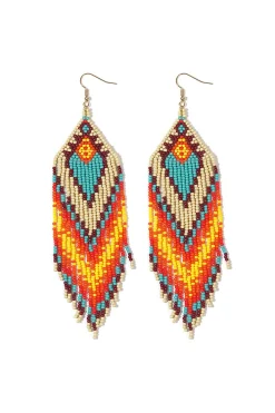 Retro Bohemian Colorful Earrings
