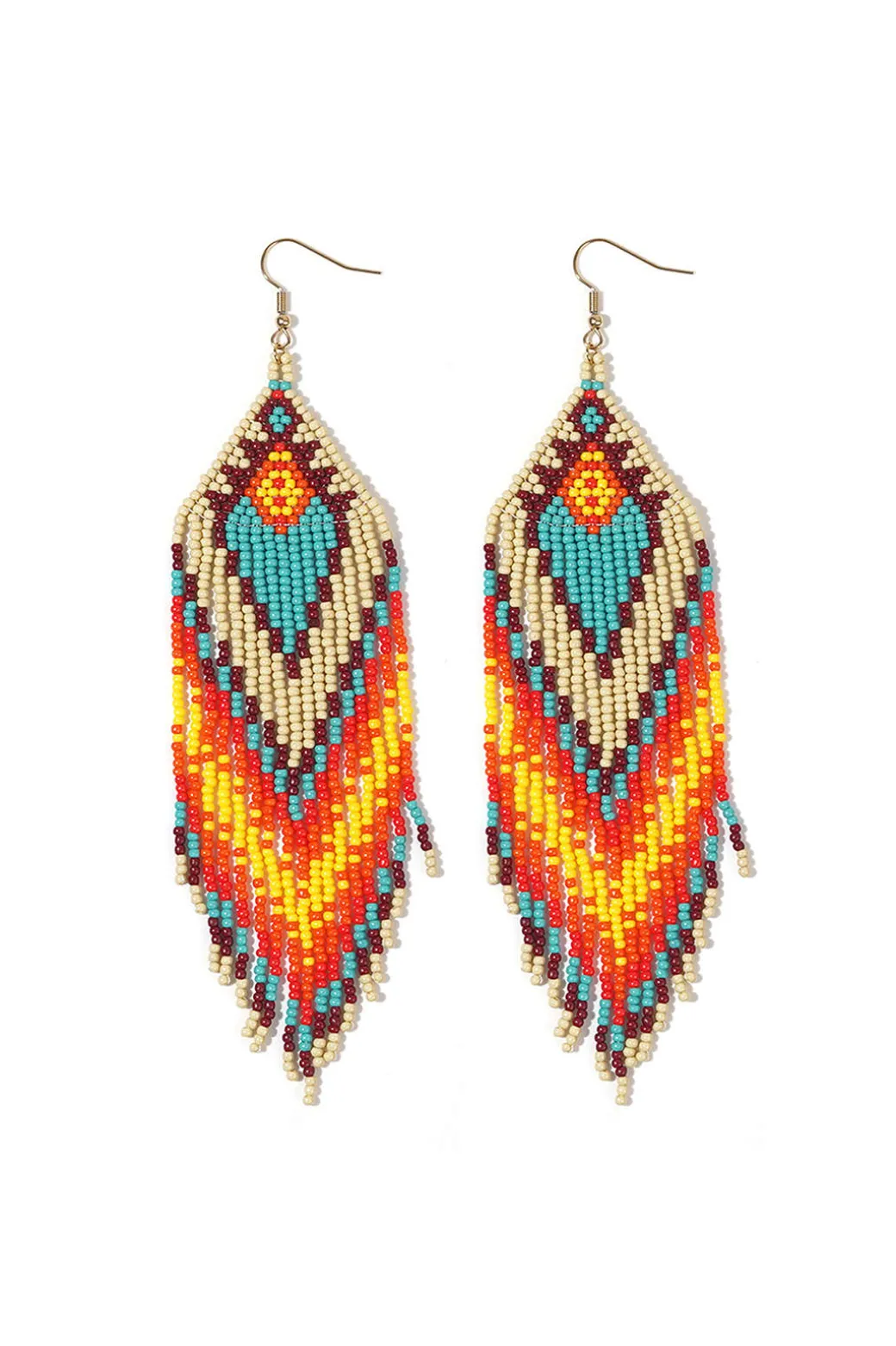 Retro Bohemian Colorful Earrings
