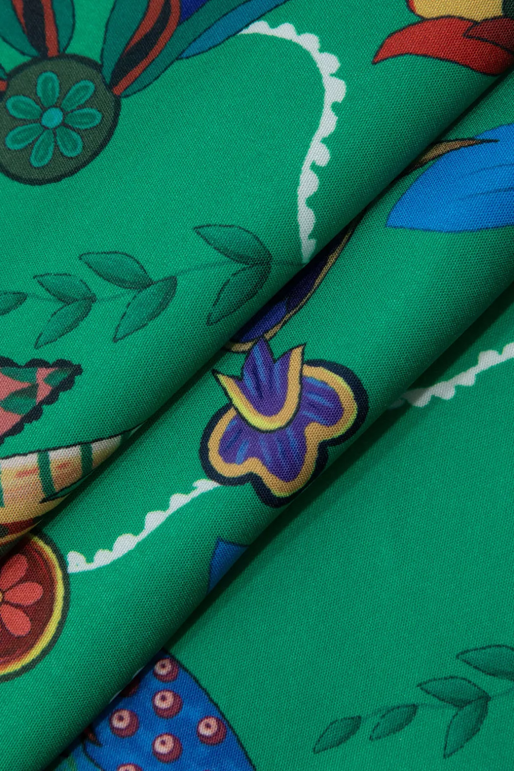 Retro Print Shirt and Pants Set