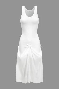 Reversible Bow Tie Tank Mini Dress