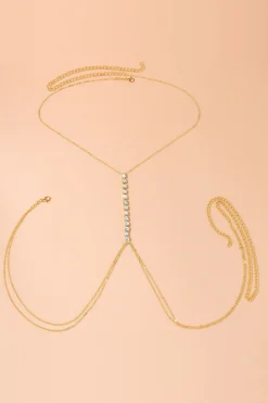 Rhinestone Body Chain