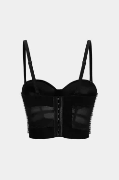 Rhinestone Bustier Cami Top