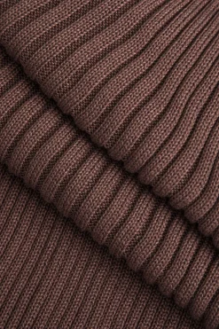 Ribbed Knit Dress And Cardigan Set