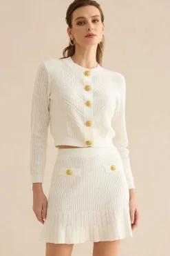 Ribbed Sweater Skirt