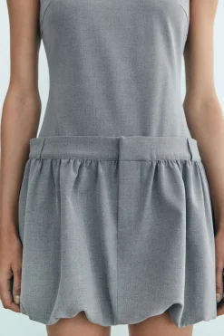 Round Neck Patchwork Sleeveless Mini Dress