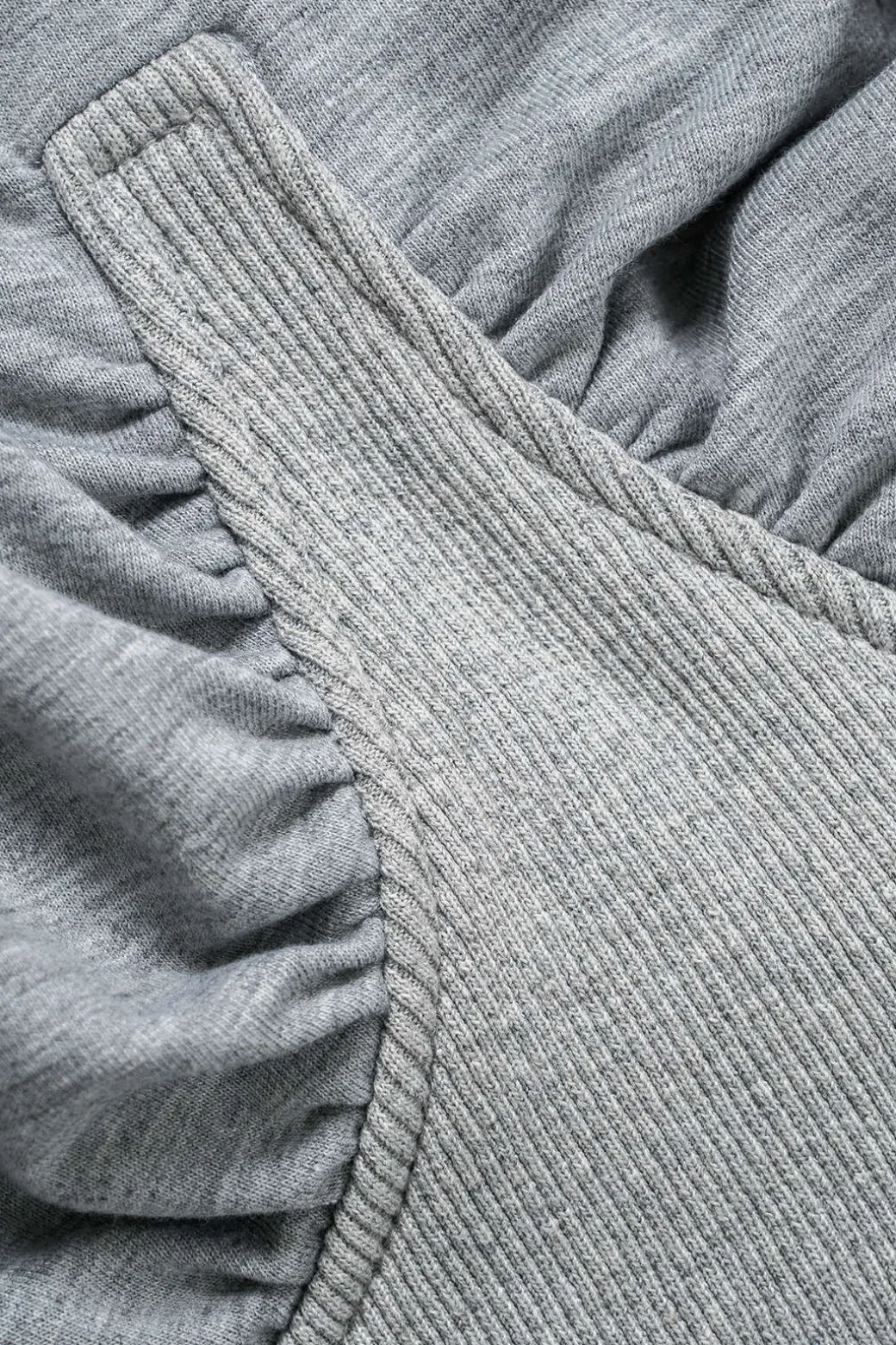 Ruched Detail Top And Trousers Set