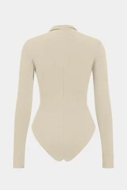 Ruched Long Sleeve Bodysuit