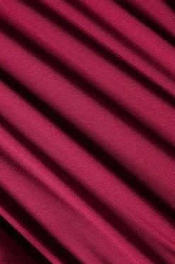 Ruched Long Sleeve Turtleneck Mini Dress