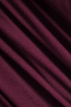 Ruched Patchwork Off Shoulder Long Sleeve Bodysuit