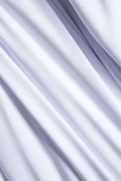 Ruched V-Neck Long Sleeve Bodysuit