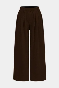 Ruched Wide Leg Trousers