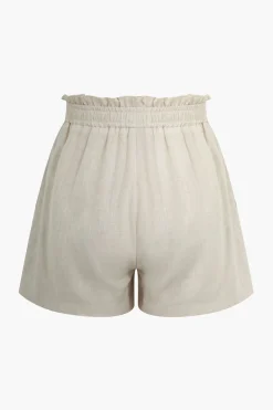 Ruffled Waistband Shorts