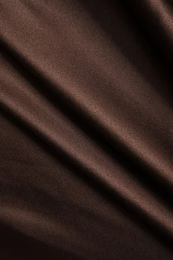Satin Button Long-Sleeve Shirt