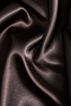 Satin Fake Pocket Long-Sleeve Shirt