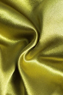 Satin Patchwork Long Sleeve Bodysuit
