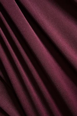 Satin Ruffle Hem Sleeveless Mini Dress